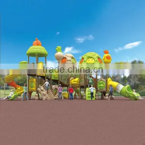 China Park Equipment Outdoor Playground With Plastic Slide thumbnail-3