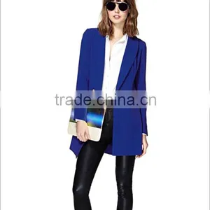 New Arrival Blazer Women Long Blazer Solid Color Lady Blazer Suits for Woman Wear Clothing China Suppliers thumbnail-3