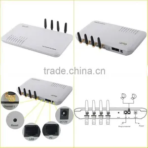 DBL IMEI Changeable 4 SIM Cards GOIP-4 GSM VOIP Gateway 4 Ports GoIP Gateway Quad Band thumbnail-1