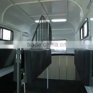 2 Horse Straight Load Trailer With Awning for Hot Sale thumbnail-4