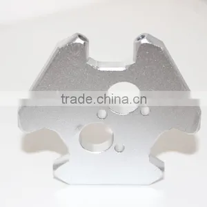 High Quality M3 Delta Kossel Double Nozzle Fisheye Effector Double Hole Bore Hammock 3MM All-Metal Aluminum Alloy thumbnail-3