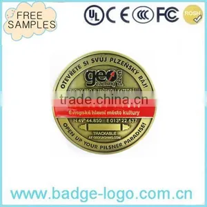 Custom Antique Brass Souvenir Coin thumbnail-1