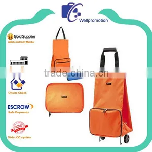 Polyester Foldable Supermarket Trolley Shopping Bag thumbnail-1