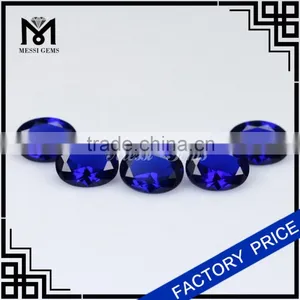 Synthetic Spinel Rough Spinel Gemstone Oval Bule Sapphire thumbnail-4