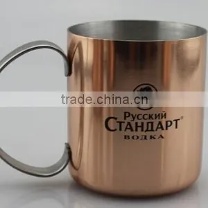 Moscow Mule Copper Cup/solid Bronze Color Mug thumbnail-1