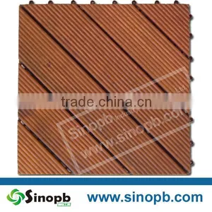 Cumaru DIY Outdoor Flooring, DIY Outdoor Wood Deck Tile 300*300 thumbnail-3