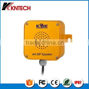 Hot Sale, Speaker Amplifier Box A4 Vandal Resistant SIP Speaker Amplifier VoIP Intercom Module SIP Speaker thumbnail-1