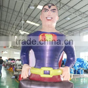 2015 Hot Sale Cheap Outdoor Inflatable Superman Advertising Cartoon Tube thumbnail-1
