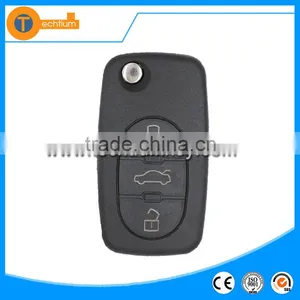 Modified Folding Flip Car Remote Key Cover Case Shell Cover Fob Blanks Wholesale With Logo Key for vw Jetta Bora Santana thumbnail-2