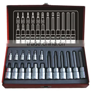2015 Newest Item-18pcs Metal Socket Bits Set thumbnail-1