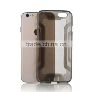 Armor Slim Transparent Phone Case 6 Colors Waterproof Soft TPU Mobile Cell Phone Case Cover for Apple Iphone 6 /6 Plus thumbnail-3
