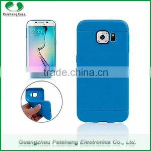 High Standard Custom Design TPU 6 Colors Unbreakable Honeycomb Finish Cell Phone Case Cover for Samsung Galaxy s6 / s6 Edge thumbnail-1