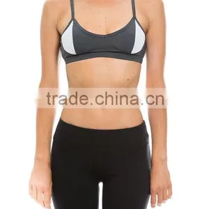 Women Swim Wear Mesh Block Bralette Women Workout Sportbra thumbnail-3