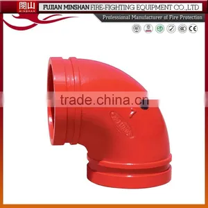 Cast Iron 90 Degree Grooved Elbow thumbnail-1