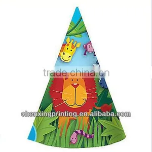 Jungle Animals Party Hats thumbnail-1