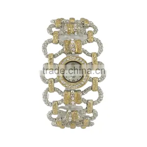New Model Unique Fashion Ladies Dress Wide Band Alloy Quartz With Japan Quartz Watch thumbnail-3