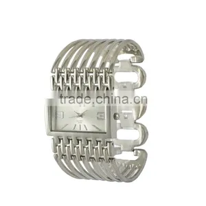New Models Exclusive Design Square Case Big Bracelet Band Watch Stainless Steel Back Women thumbnail-2