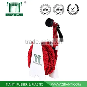 Latex Flexible Hose 25ft 50ft With 7 Pattern Plastic Spray Gun for Europe America Hose Reel Set thumbnail-1