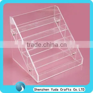 Wholesale Assembly Acrylic Nail Polish Display, Clear Plexiglass Nail Polish Display Rack thumbnail-1