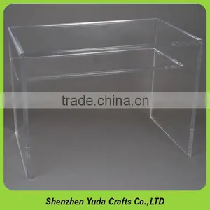Shenzhen Custom Acrylic Accent Table With Shelf thumbnail-1