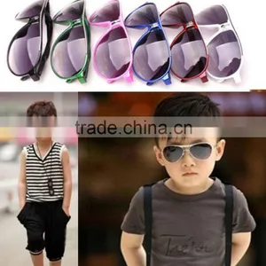 Unisex Classic Kids Boys Girls Aviator Sunglasses Shades Baby Goggles Sunglasses thumbnail-1