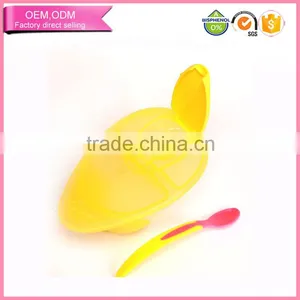 BPA Free Plastic Bowl With Baby Feeding Spoon Manufacturer China thumbnail-5