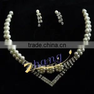Pearl Wedding Jewelry Set thumbnail-1