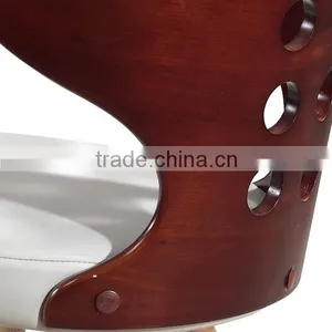 Elegant Plywood Dining Chairs With PU Cushion thumbnail-4