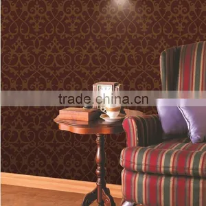 Red Pvc Vinyl String Heavy Wallpaper From Most Professional Wallpaper Manufacturer thumbnail-1