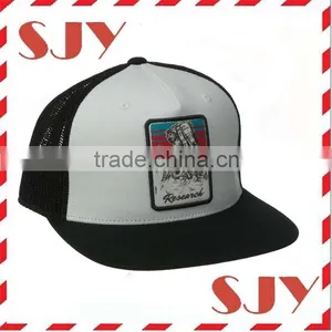 Custom Embroidery Patch Mesh Back High Profile Trucker Hat thumbnail-1
