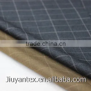 China Supplier High Quality Poly Rayon tr England Classical Checks Design Man Leisure Coat Pant Trousers Suiting Textile Cloth thumbnail-3