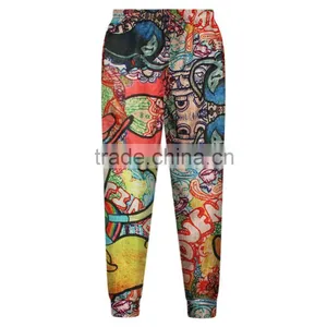 2015 Women Pants Harem Pants Cartoon Print Sublimation Print Trousers N18-2 thumbnail-2