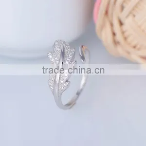 Wholesale 925 Sterling Silver Jewelry Cocktail Cock Tail Opened Knuckle Ring thumbnail-3