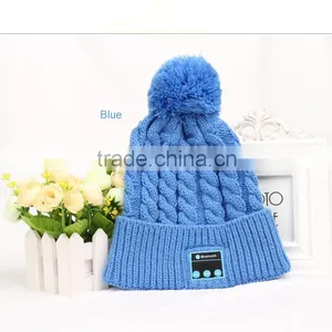 Bluetooth Music Hat,Winter Warm Keep Knitted Cap With Wireless Stereo Headphone Answer Call thumbnail-3