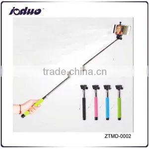 Wired Handheld Selfie Stick Monopod Extendable For IPhone Samsung thumbnail-1