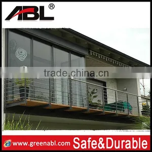 304/316 Building Material for Project Stainless Steel Glass Railing Glass Balustrade Glass Handrail thumbnail-1