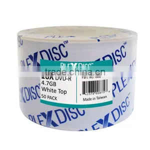 PlexDisc 16x 4.7GB White Top DVD-R 50 Packs Disc thumbnail-1