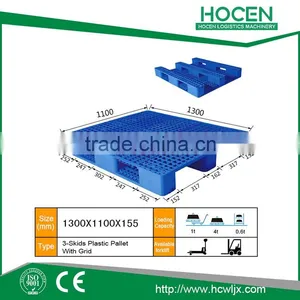 Single Faced HDPE Plastic Pallets or HDPE Skids thumbnail-3