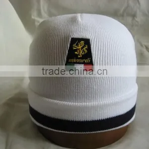 White Softtextile Wholesale Knitted Scarf Beanie and Glo thumbnail-5