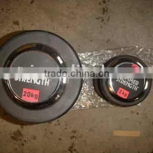 Deluxe Rubber Dumbbell thumbnail-1