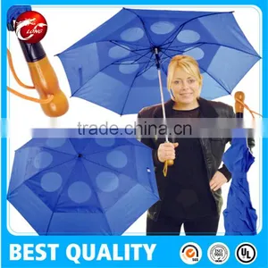 Large Golf Folding Umbrella,automatic Golf Umbrella.wooden Handle Umbrella thumbnail-3
