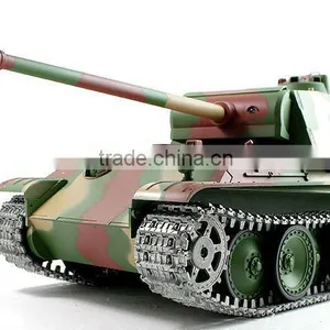3879-1 1:16 German Panther G Type Metal Airsoft RC Battle Tank RTR w/ Smoke, Sound thumbnail-1