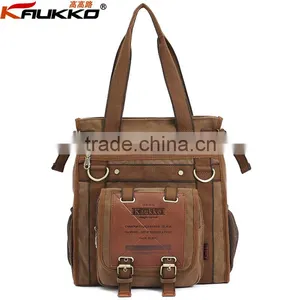 2016 New Design Canvas Travel Shoulder Bag for Men thumbnail-1