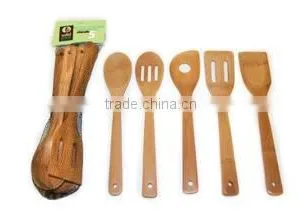 Bamboo Scoop With Silicone Bamboo Kitchenware Favor Scoops thumbnail-1