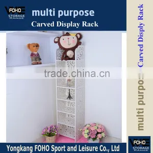 CDR12030 Folding Wpc Material Cabinet China Supply Carved Shelf Cabinet Storage thumbnail-1