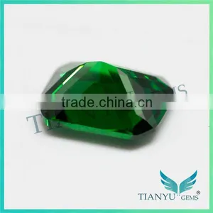 Free Sample Hot Sale Gemstone Wholesale Octagon Cut Cubic Zirconia,Synthetic Emerald Green Gemstone thumbnail-5
