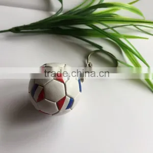 2016 PVC Sports Football/soccer Key Ring/key Chain, France Football Key Chain /ring thumbnail-1