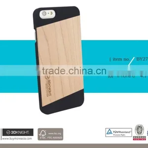OEM Wood Factory Private Label Laser Engraving LOGO for i Phone 6 Cover, for IPhone 6s Plus Bamboo Wooden Bumper Cases Universal thumbnail-2
