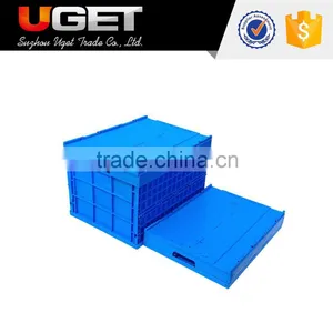 OEM&ODM Quality Stackable Euro Plastic Foldable Logistic Divide Crate thumbnail-5