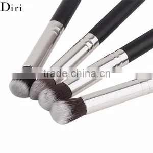 Portable Cosmetic 4pcs Black Angled Eye Liner Eyebrow Makeup Brushes thumbnail-6